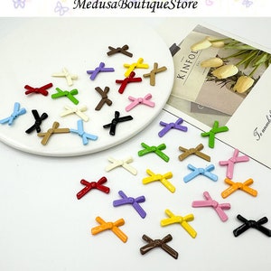 10pcs Alloy Bowknot Beads, Color Bow Beads Pendant, DIY Bracelet Necklace Earring Jewelry Findings Craft