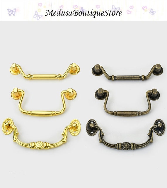 Gold Metal Handles Gold Bronze Handle for Luggage Furniture