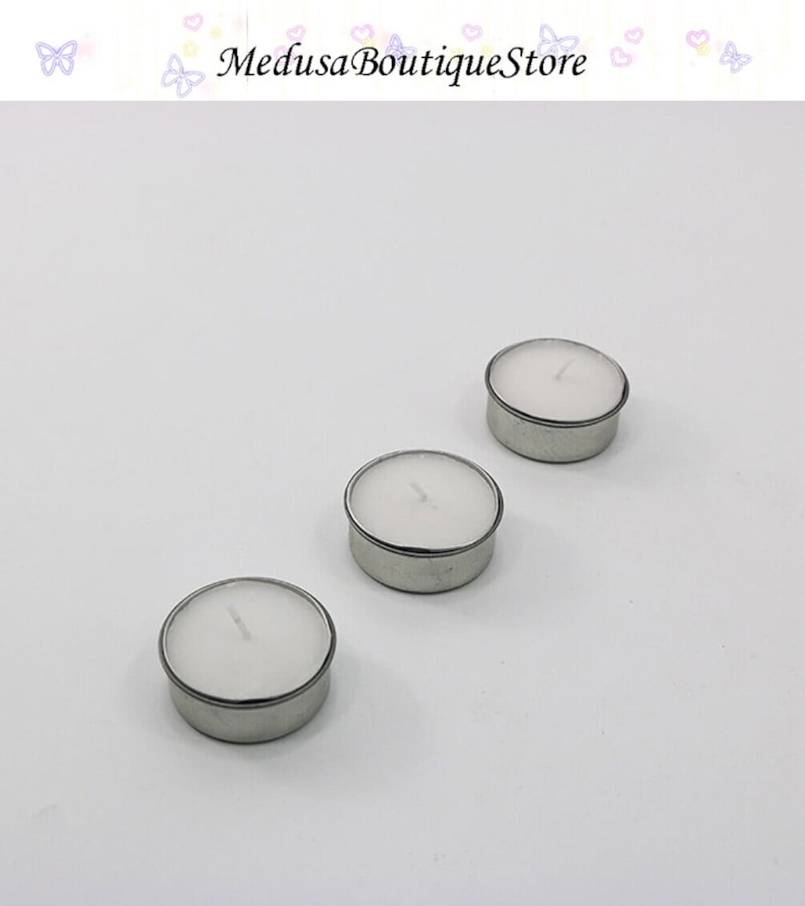 12pcs Tea Light Cupstea Light Candle Cup Metal Wax Holders Etsy
