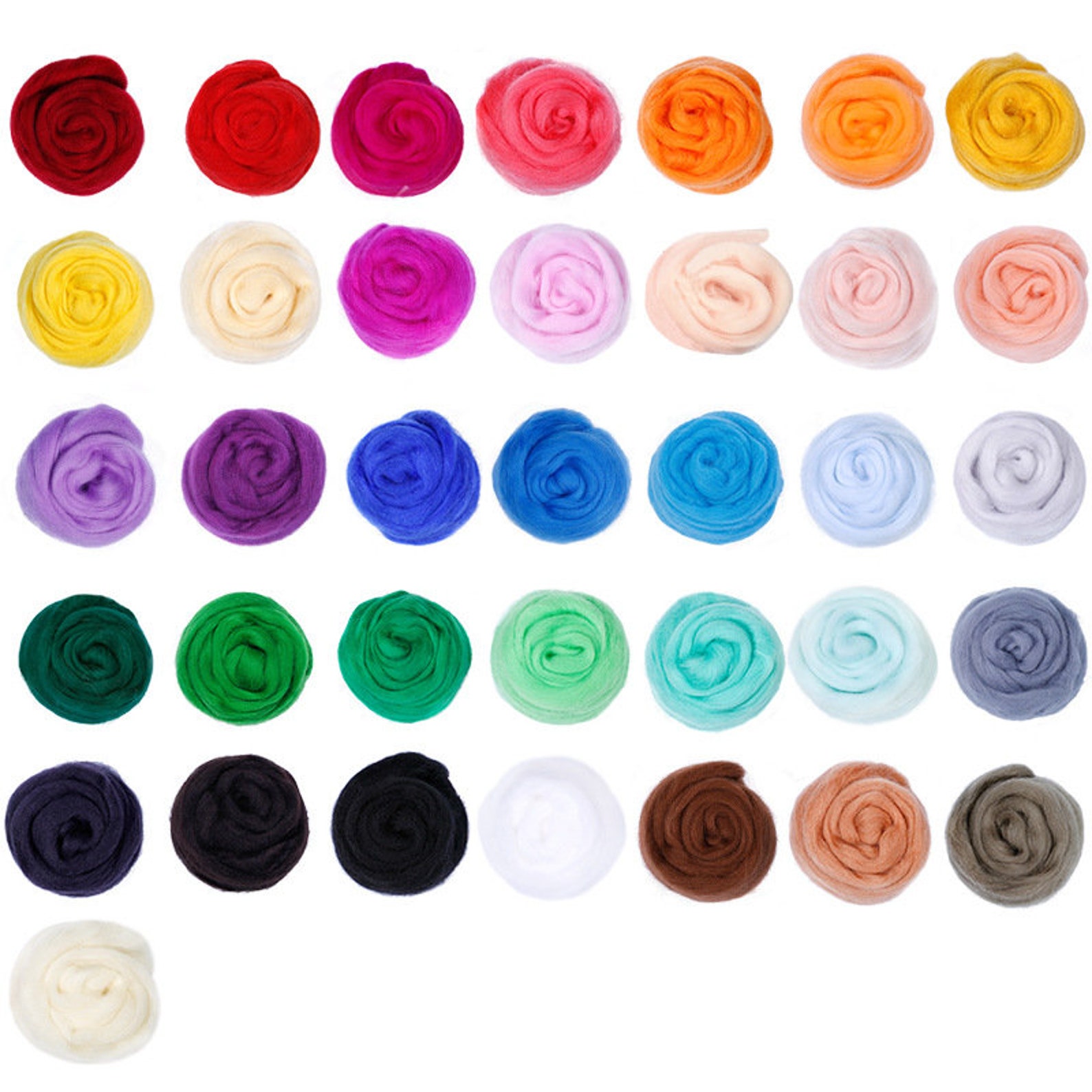 Produktbild von Filzen Starterset Kinder BELLE VOUS Nadelfilz Starter Set - 24 Farben Filzwolle, Werkzeuge & Aufbewahrungsbox - Ideal Für Anfänger Nadelfilzen Starterkit Wolle