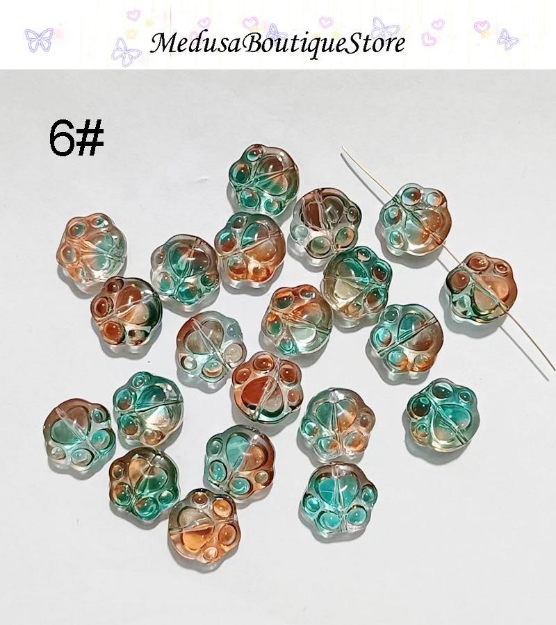 Ciondoli Zampetta Cane e Gatto placcati Argento. 10 Charm per creazioni Fai da Te: Abbigliamento, Decorazioni, Accessori, bigiotteria, Gioielli, bracciali, bomboniere. Zampa Cucciolo h 1,6 cm
