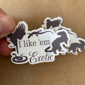 Exotic Animal Mom Sticker | Laminated Vinyl Decal