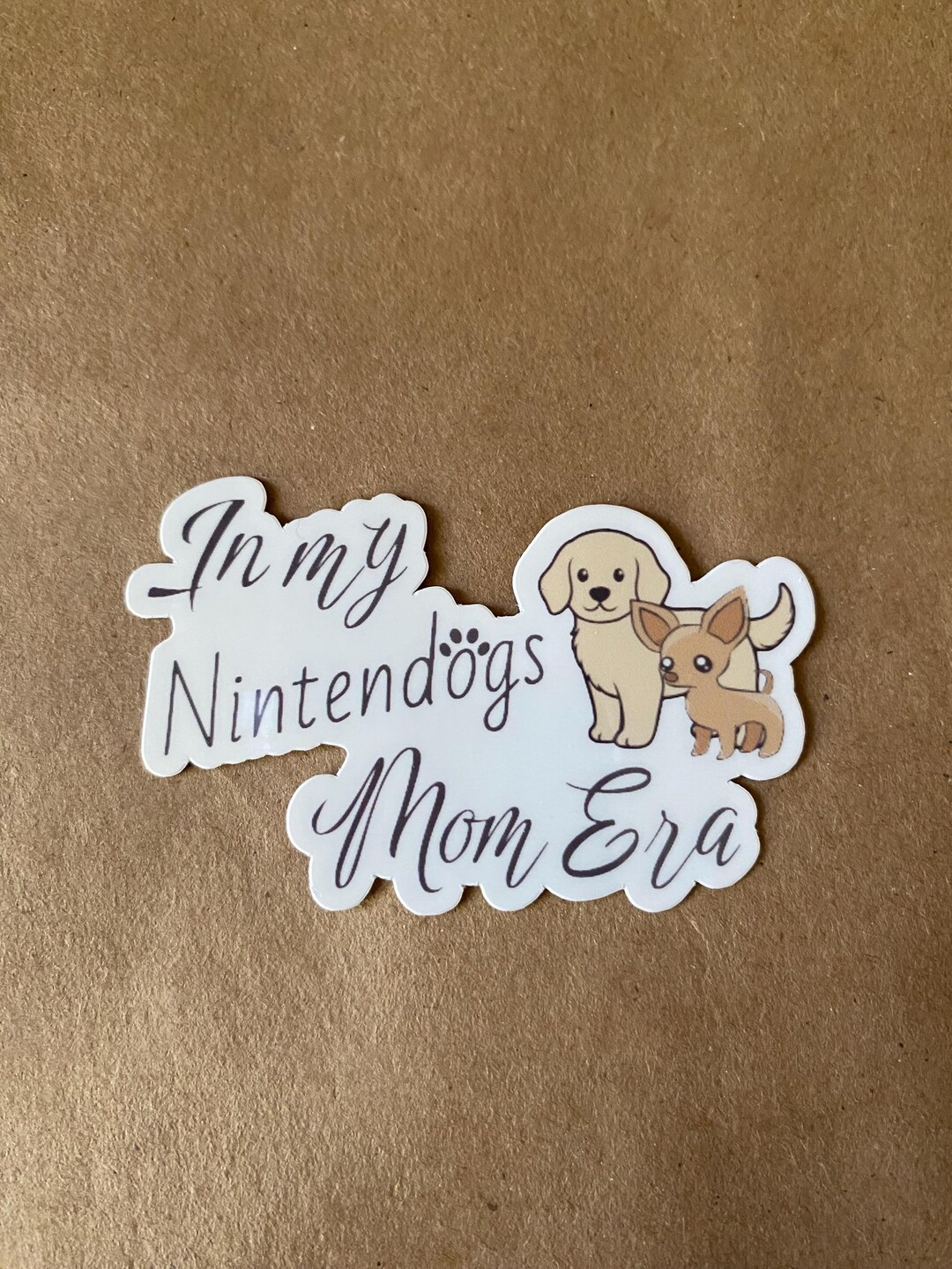 Nintendogs Merch Nintendogs Mom Era Sticker | Water-resistant Vinyl Decal - Etsy
