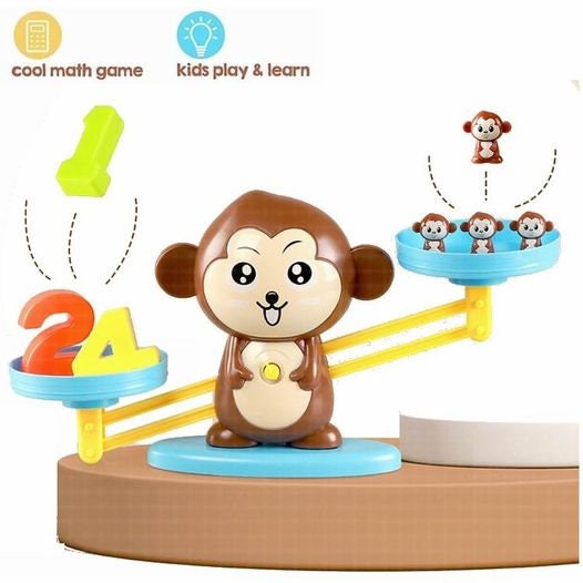 Monkey Toy Balance Cool Math Table Game Fun Cadeau éducatif pour les filles  garçons Nouveau