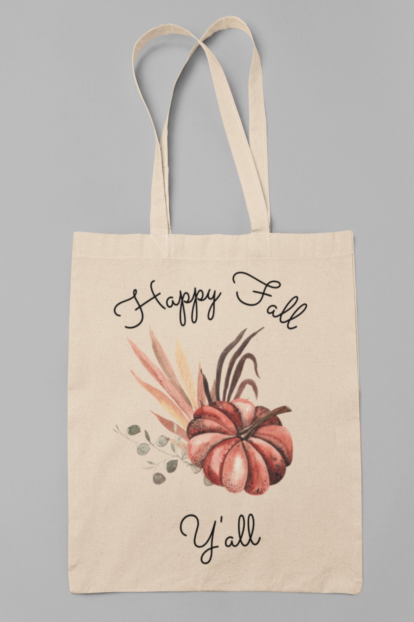 Happy Fall Yall Tote Bag Harvest Tote Bag Fall Tote Bag Etsy