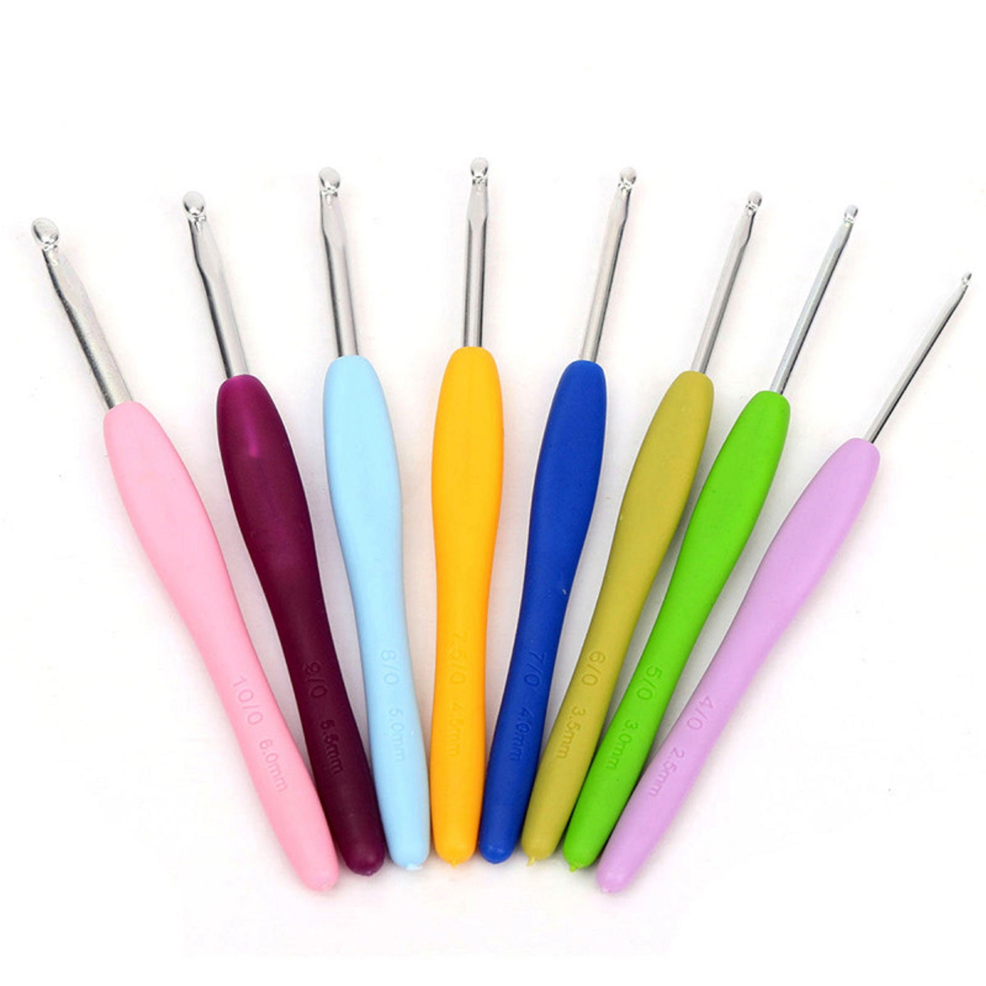 Ergonomic Silicone Handle Crochet Hook Hook Knitting Needles Etsy