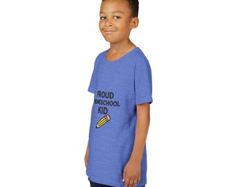 Proud Homeschool Kid Shirt: Unisex Youth Tee