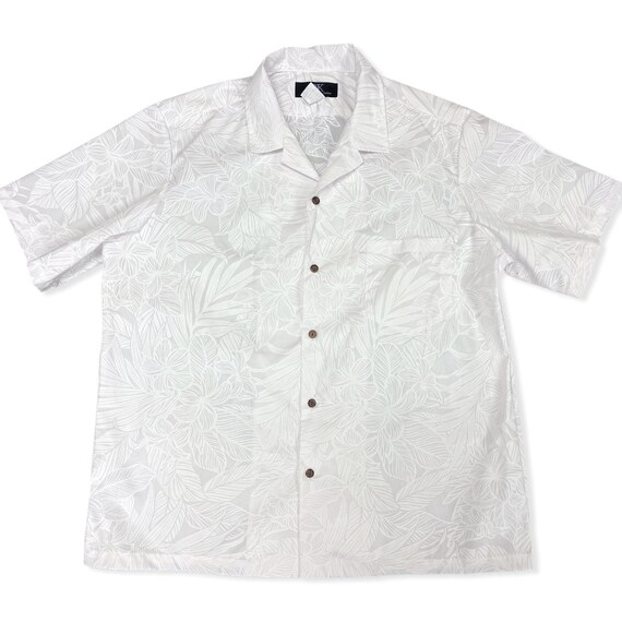 White Plumeria Hawaiian Shirt for 