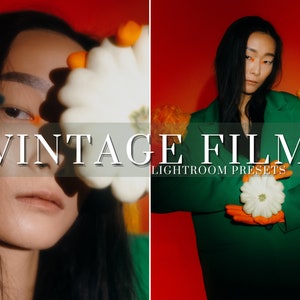 6 Film Lightroom Presets For Mobile and Desktop, Vintage Film Editing, Influencer presets, VSCO Presets