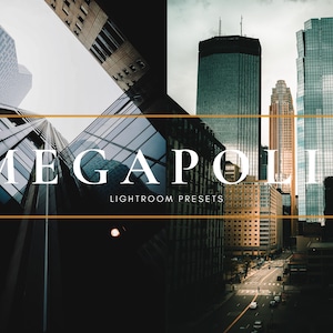Arquitetura Predefinições do Lightroom para edição de fotos em dispositivos móveis e desktop, filtros de paisagem para fotógrafos e blogueiros, predefinições XMP e DNG