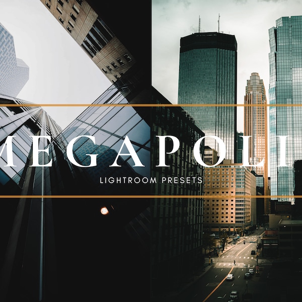 Architecture Lightroom Presets for Mobile and Desktop Photo editing, Landscape filters for Photographers and Bloggers, XMP and DNG presets