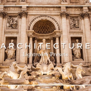 Architecture Lightroom Presets for Mobile and Desktop Photo editing, Landscape filters for Photographers and Bloggers, XMP and DNG presets