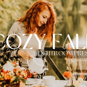 16 Cozy Fall Lightroom Presets-bundel | Warme herfstfilters| Spookachtige voorinstellingen