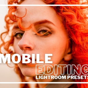 6 Mobile Editing Lightroom Presets For Mobile and Desktop, Retro Preset, Vintage Preset, Android, Iphone, Windows, MAC, XMP, DNG filters