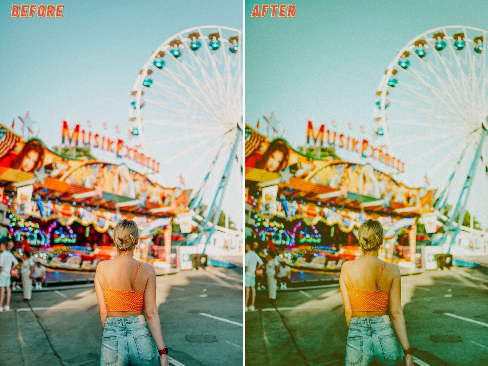 7 Film Camera Lightroom Presets for Mobile and Desktop, Retro Preset