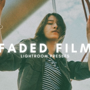 Faded Film Lightroom Presets For Mobile and Desktop, Retro Preset, Vintage Preset, Android, Iphone, Windows, MAC, XMP, DNG filters