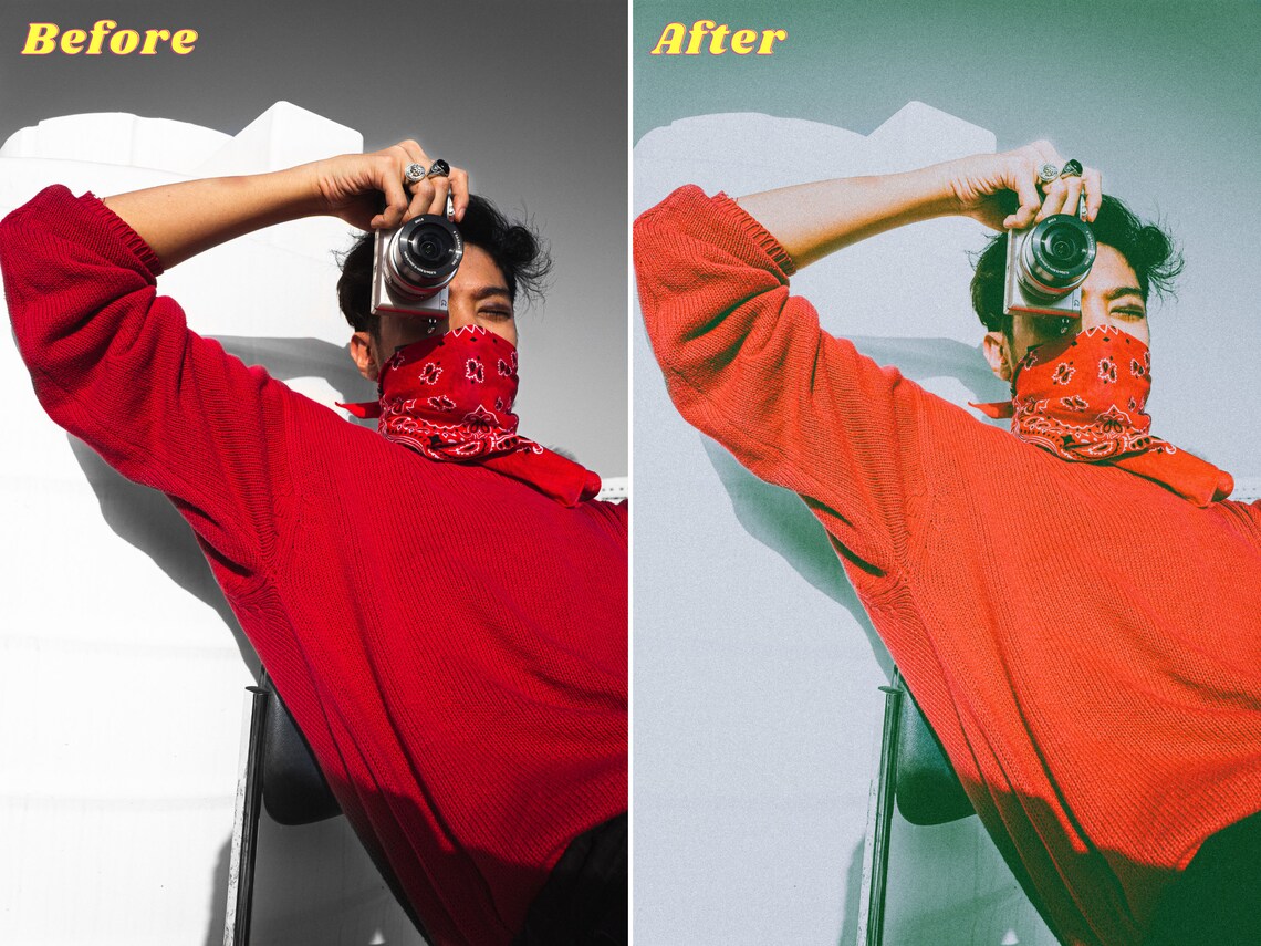 Analog Camera Lightroom Presets Film Presets for Mobile and Etsy