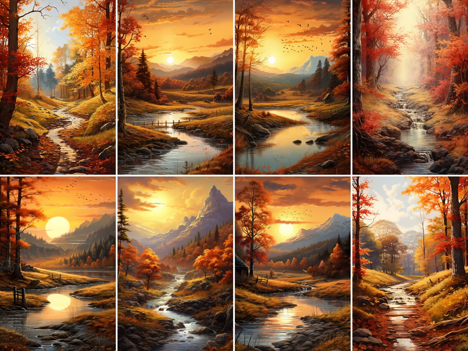 8 Iphone Lockscreen Landscape Wallpaper Bundle Set of - Etsy