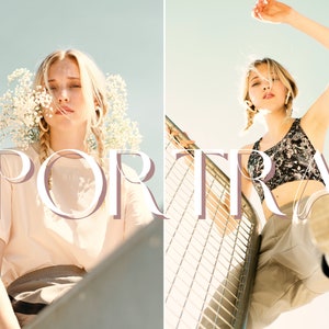 6 Kodak Portra 160 Lightroom Presets| Film-Inspired Mobile Photo Filters| Cinematic Fujifilm Presets