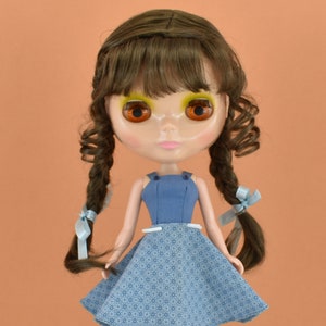 Blythe wig Daisy size 9-10 BJD and Blythe Doll Wig Ash Brown