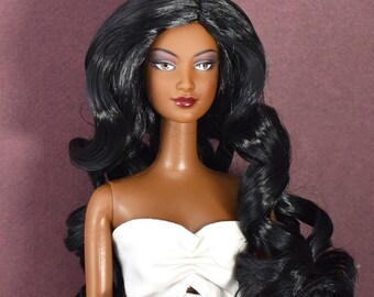 15*100cm Colorful Wig BJD Doll Hair For 11.5" 1/6 Doll DIY Curly Wigs Curls Row