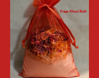 Freya Ritual Bath Connect With Goddess Freyja Bath Sachet