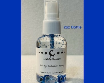 Evil Eye Protection Spray Aura Cleansing Crystal Infused Smudge Spray Intension Spray