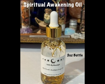 Spiritual Awakening Ritual Oil Ascension Oil Intention Oil Flying Witch Oil