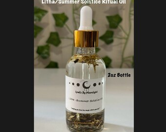 Litha Ritual Oil Summer Solstice Ritual Oil Litha Oil