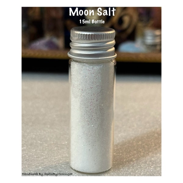 Moon Salt Full Moon Salt New Moon Salt Moon Spells Moon Ritual Witch Salt