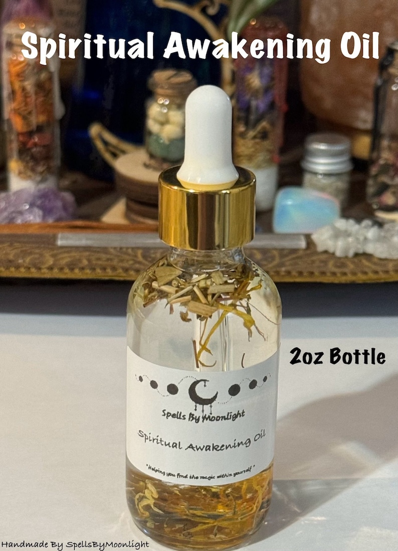 Spiritual Awakening Ritual Oil Ascension Oil Intention Oil Flying Witch Oil bild 2