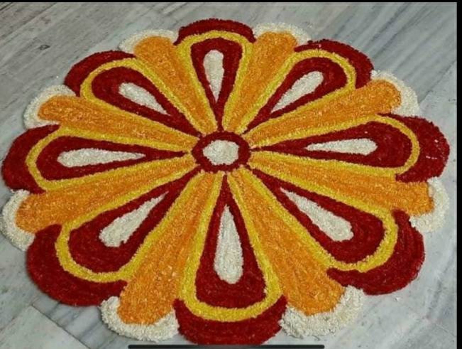 Envío gratuito Rangoli mat weddingdécor floral mat vintage Etsy