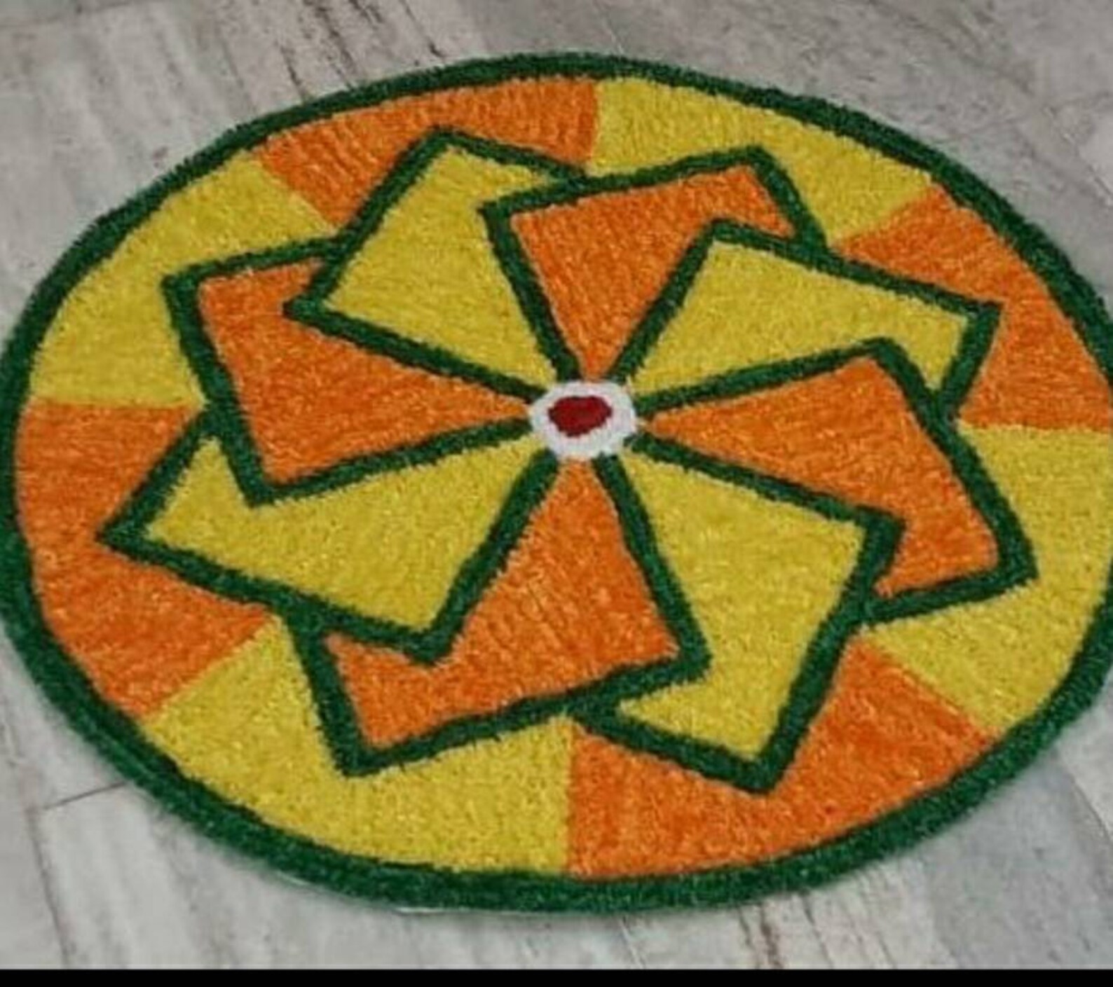Envío gratuito Rangoli mat weddingdécor floral mat vintage Etsy