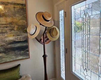 Wood Coat Tree Rack with 8 Hooks, Creative Design Tree Branch