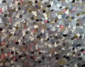 Liberty of London Tana Lawn Fabric Pointillism Light Grey Pattern Sold by The Half Yard