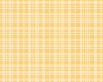 Winnie the Pooh Yellow Plaid Pattern C17005-YELLOW Riley Blake Sold by Half Yard