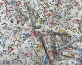 Floral Lawn 100% Cotton 58" Wide Sold By The Half Yard