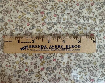 Liberty of London Tana Lawn Meadow Sweet Yellow/Blue Flowers Sold by the Half Yard