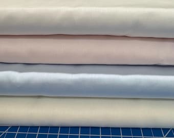 Swiss Made Sateen Batiste 100% Cotton sold by the yard