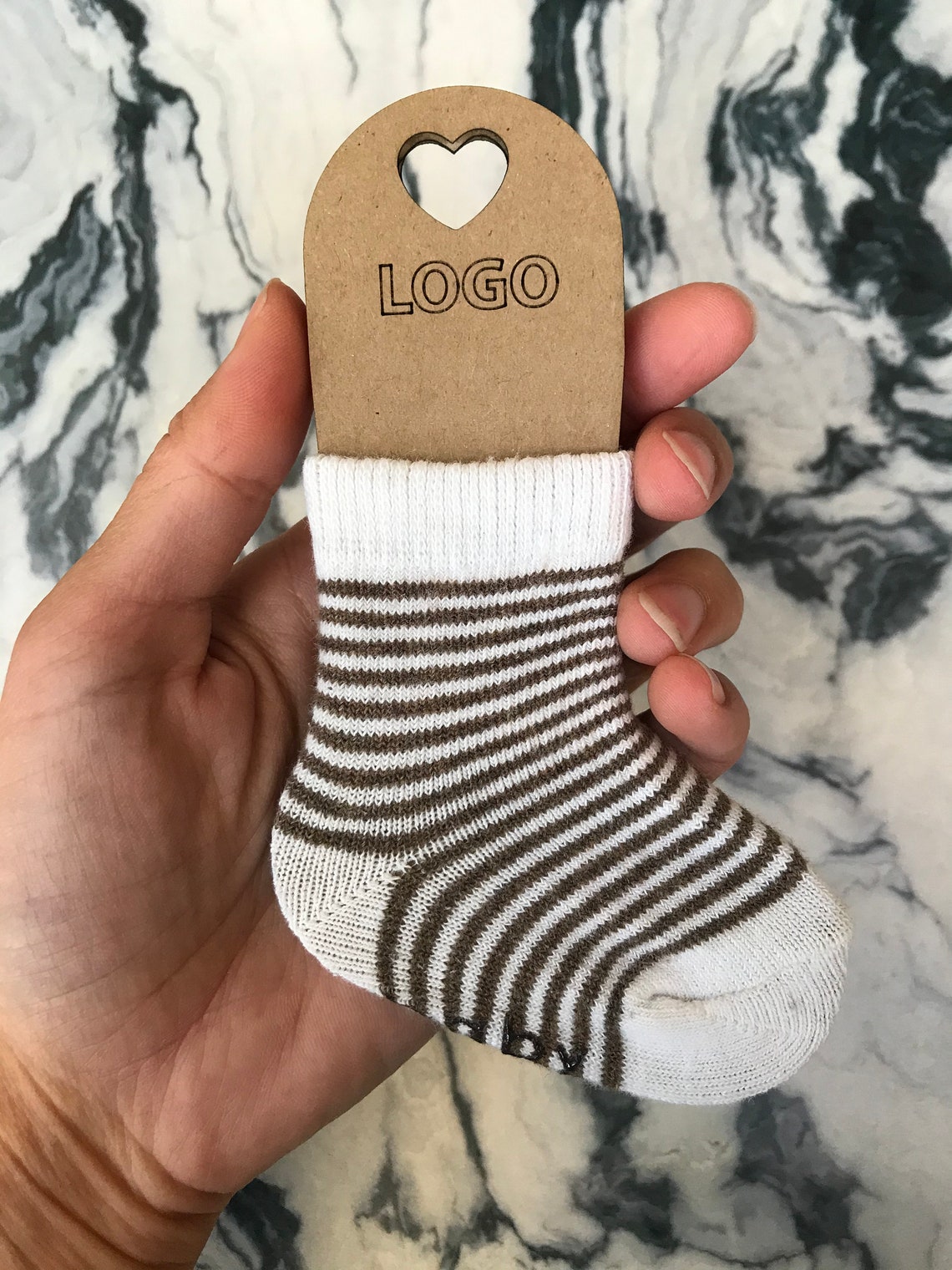 Bulk Custom Logo Baby/Toddler Cardboard Sock Insert for Etsy