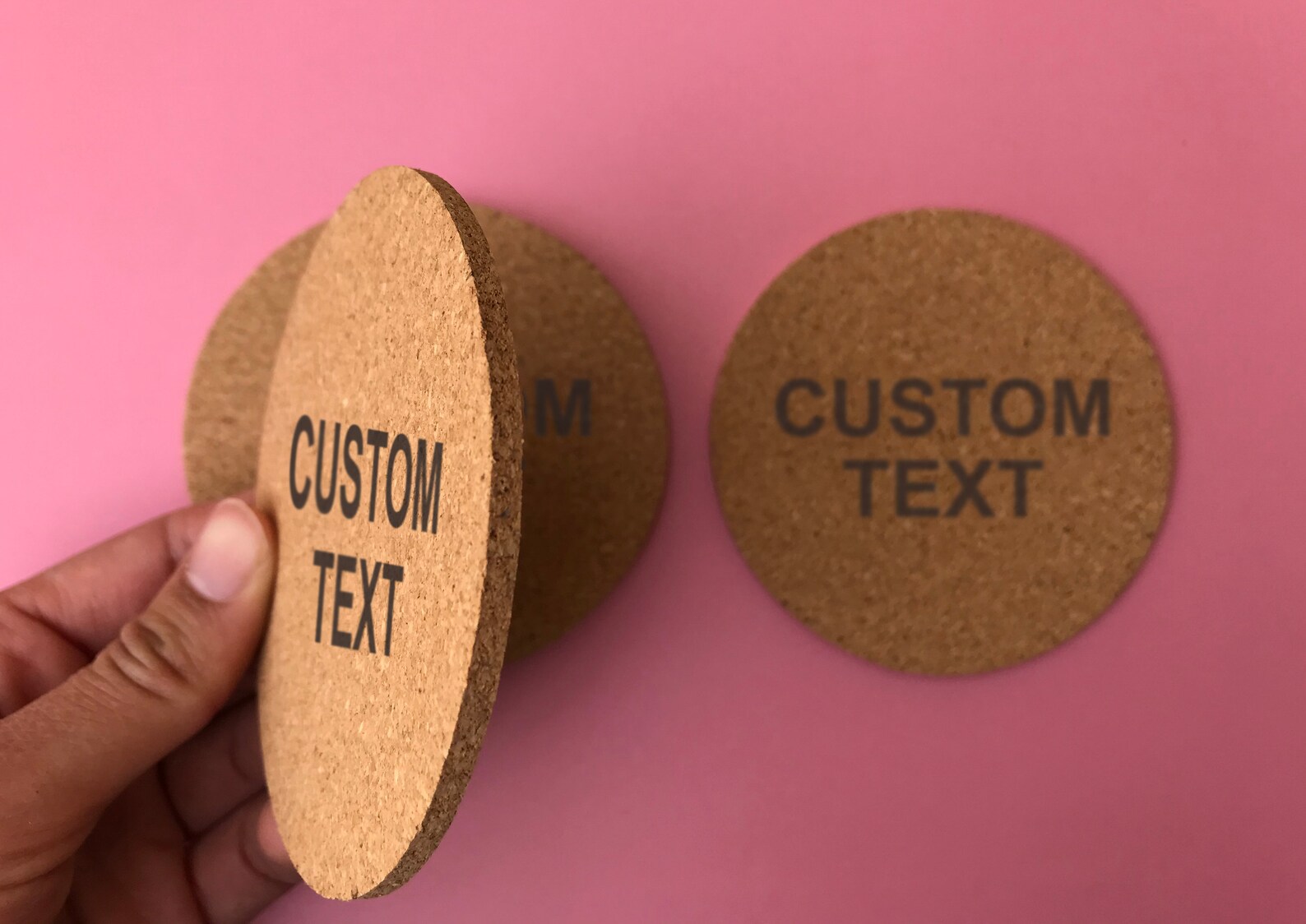 Custom Text or Vector Image Coasters | Etsy