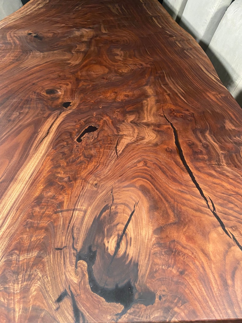 Custom Order Claro Walnut Dining Table Etsy