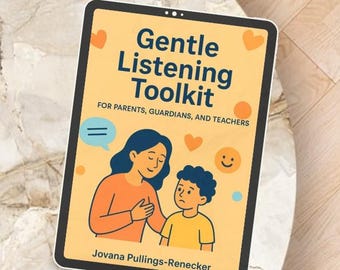 Kit de herramientas para una crianza respetuosa / Guía de escucha emocional y conexión / PDF imprimible para padres, maestros y cuidadores