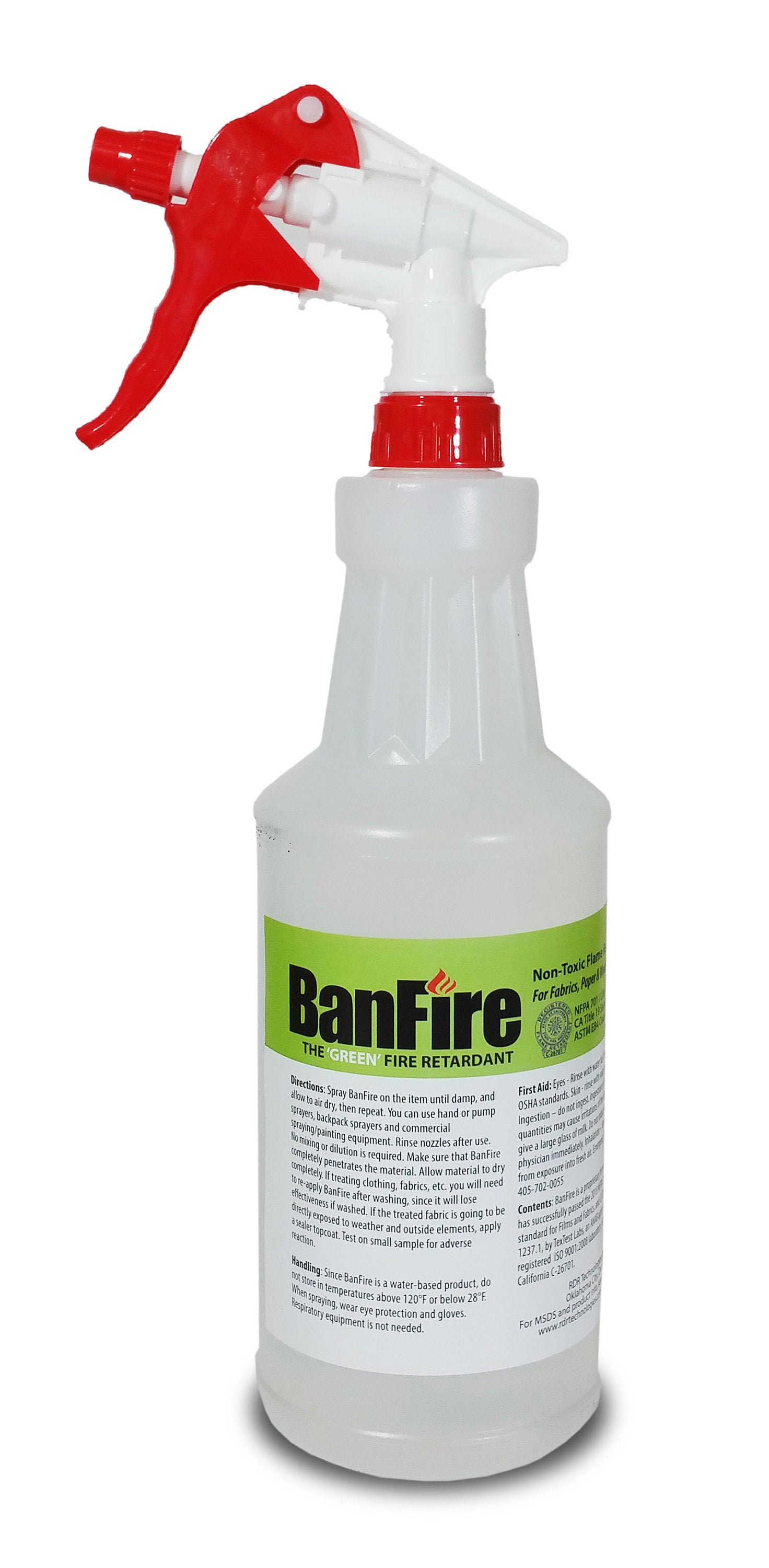 BanFire Flame Retardant Spray for Fabric & Wood Etsy