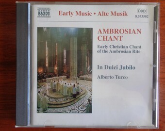 Ambrosian Chant CD | Like New, plays well | Early Christian Chant of the Ambrosian Rite | Religious Music | Early Music | Female Voices