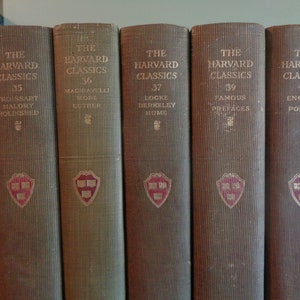 Harvard Classics Limited Edition 1910 | Vintage Books | Philosophy | English Poetry | Very Good Shape | Sold Separately | Books for Decor