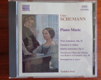 Clara Schumann Piano Music CD | Yoshiko Iwai, Classical
