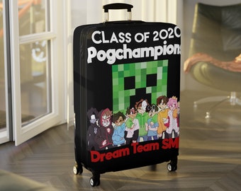 Bag Cover Dream Team Smp Gift, Dream Smp Luggage Cover, Dream Smp Mcyt, Luggage Protector  Covers Suitcase Wrap Dream Smp Members Inspired