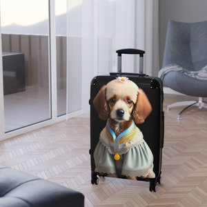Renaissance huisdier portret koffer, hond eigenaar geschenken, schattige hond geschenken voor moeder, poedel hond cadeau moeder vader poedel eigenaar geschenken poedel gezicht tassen