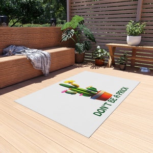 Don&#39;t Be A Prick Rug, Funny Slogan Gifts, Housewarming Home Decor, New Rugs For Bedroom Living Room Kitchen Outdoor Doormat